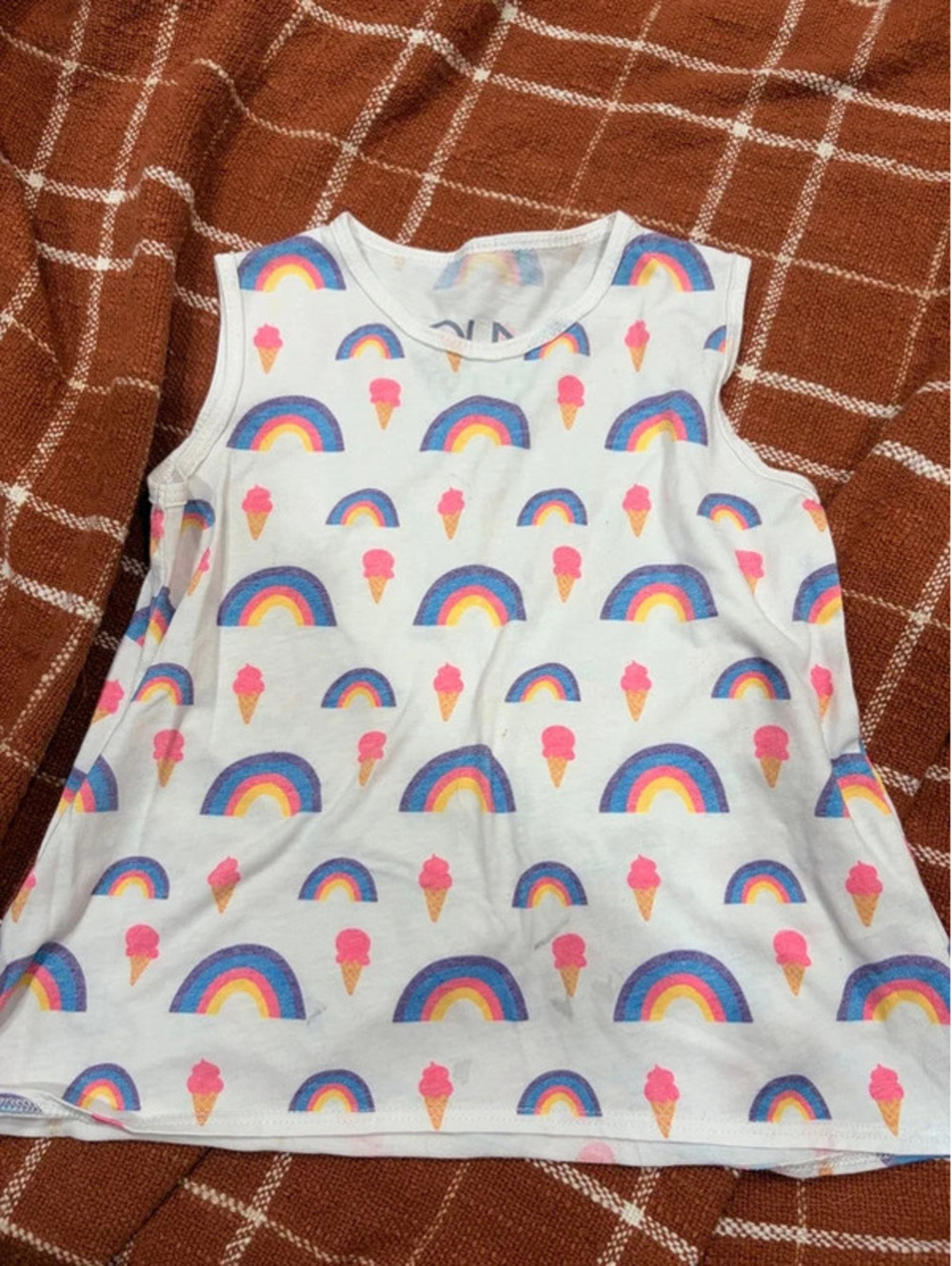Ice cream tank top 3t
